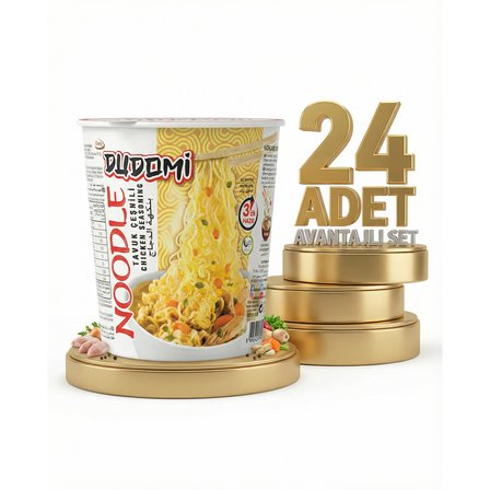 Dudomi Bardak Tavuk Çeşnili 24x60 Gr