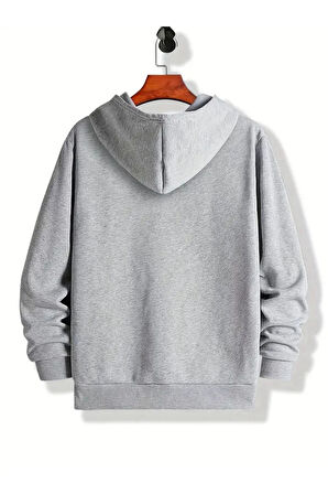 Paris Jet Desenli İçi pamuk Sweatshirt