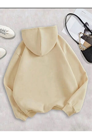 Paris Jet Desenli İçi pamuk Sweatshirt