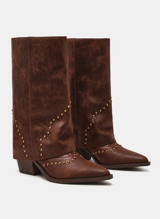 Steve Madden Topuklu Çizme, 36, Kahve