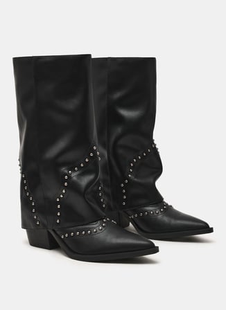 Steve Madden Topuklu Çizme, 36, Siyah