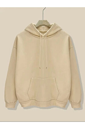Santa Barbara Baskılı Kapüşonlu Cepli Sweatshirt