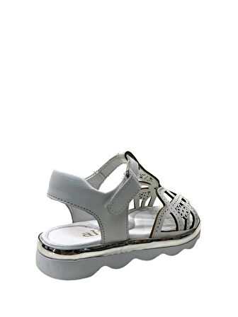 102 Kız Çocuk Hakiki Deri Sandalet