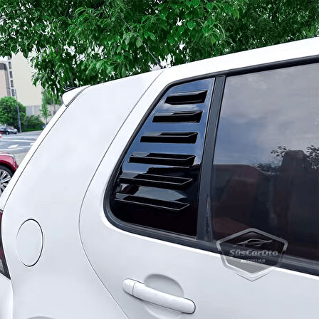 Vw Golf 4 1997-2003 Uyumlu Kelebek Cam Izgarası Kelebek Cam Vizörü Havalandırma Sağ Sol Takım Parlak Siyah