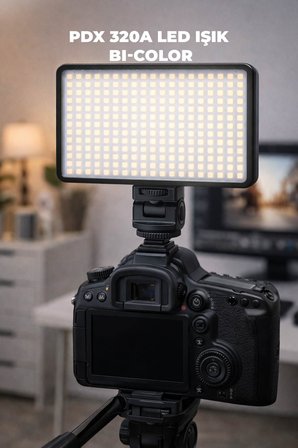 PDX 320A LED Işık | Bi-Color | Ayarlanabilir Panel