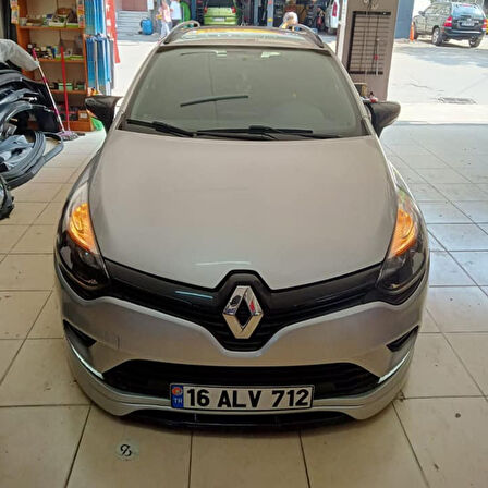 Sts Oto Aksesuar Renault Clio 4 Batman Yarasa Ayna Kapağı Piano Black Abs Plastik