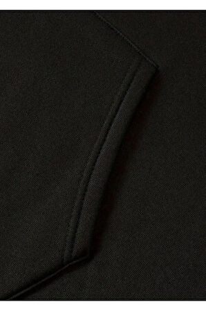 Newyork Baskılı  Cepli Kapüşonlu Sweatshirt