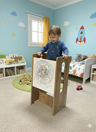 Çok foksiyonlu çocuk öğrenme kulesi