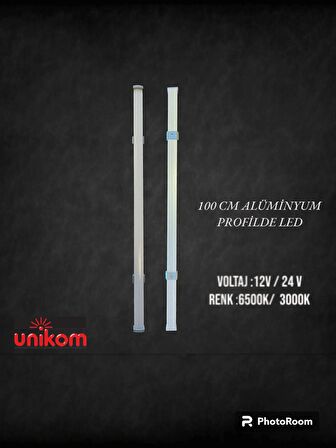 100 CM ALÜMİNYUM PROFİLDE LED 