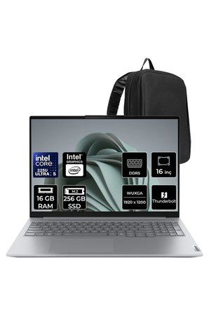 ThinkBook 16 G8 IAL Core Ultra 5 225U 16GB RAM 256GB SSD 16" WUXGA (1920x1200) 60Hz IPS FreeDOS 21SK007VTXP307 Gaming Laptop + PER4 Çanta