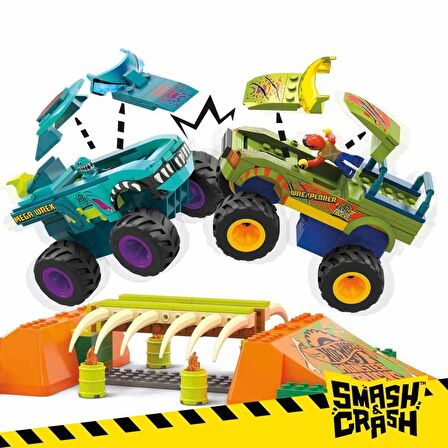 MEGA Hot Wheels® Mega-Wrex™ Dinozor Kemikli Aksiyon Sahası FABBATOYS