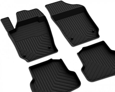 Volkswagen Polo 5 Ferrous 4D Havuzlu Kauçuk Paspas 2009 2017