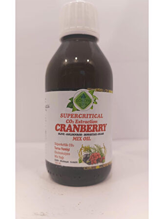 Turna Yemişi Süperkritik Mix Yağı 100 ml (Cranberry Supercritical Mix Oil)