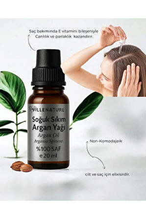 Soğuk Sıkım ARGAN YAĞI 20 ML