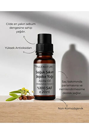 Soğuk Sıkım JOJOBA YAĞI 20 ML