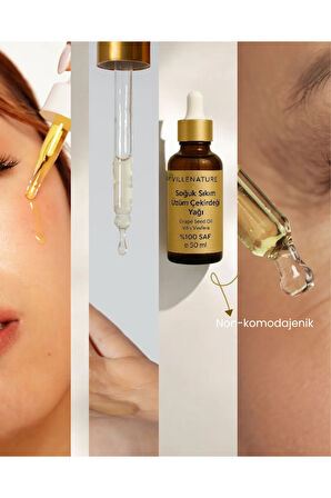 Soğuk Sıkım ÜZÜM ÇEKİRDEĞİ YAĞI 50 ML