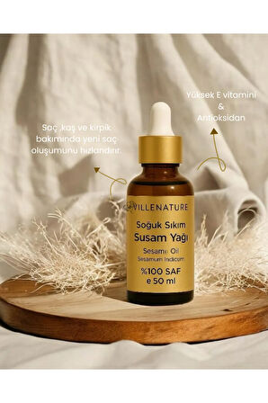 Soğuk Sıkım SUSAM YAĞI 50 ML