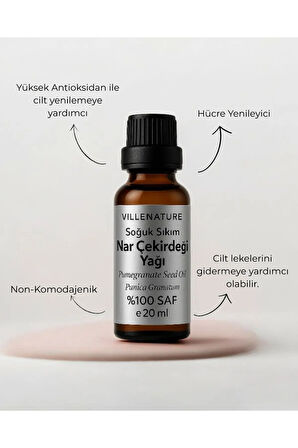 Soğuk Sıkım NAR ÇEKİRDEĞİ YAĞI 20 ML