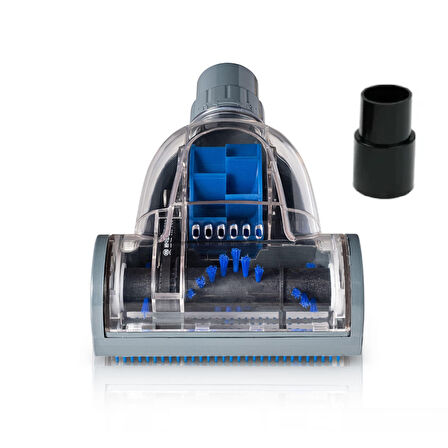 srfn ticaret Elektrikli Süpürge Mini Turbo Süpürücü Başlığı - 1 Adet