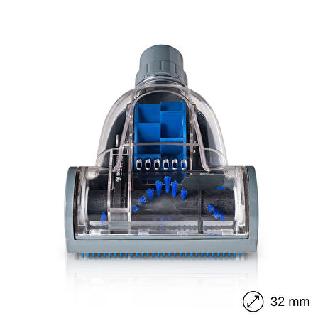 srfn ticaret Elektrikli Süpürge Mini Turbo Süpürücü Başlığı - 1 Adet