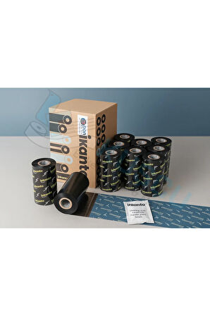 1 ADET Armor 110mmx300mt Wax Ribon Kuşe&Vellum