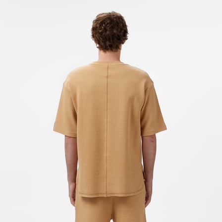 UNITED4 Örme Comfort Erkek Krem T-Shirt