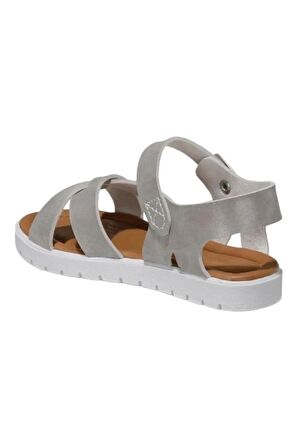 Gümüş Unisex Çocuk Sandalet