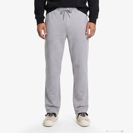 UNITED4 Regular Fit Erkek Gri Eşofman Altı