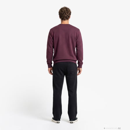 UNITED4 Regular Fit Erkek Siyah Eşofman Altı