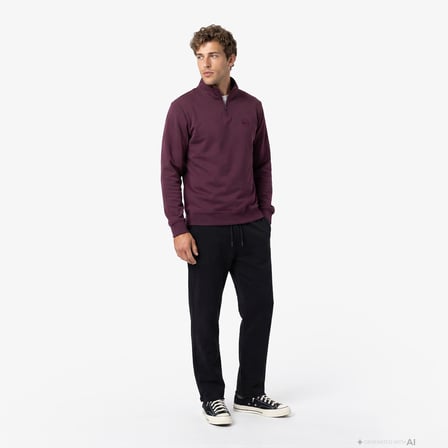 UNITED4 Regular Fit Erkek Siyah Eşofman Altı