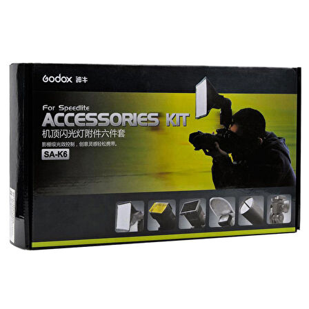 Godox SA-K6 Tepe Flaş Aksesuar Kit
