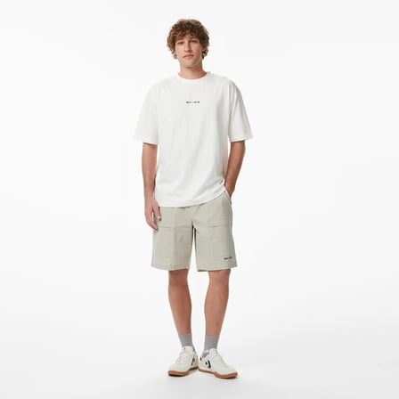 UNITED4 Regular Fit Erkek Bej T-Shirt