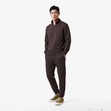 UNITED4 Regular Fit Erkek Kahverengi Eşofman Altı