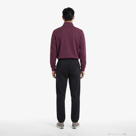 UNITED4 Regular Fit Erkek Siyah Eşofman Altı