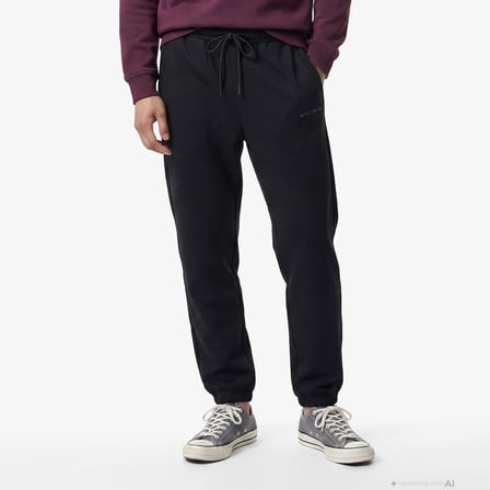 UNITED4 Regular Fit Erkek Siyah Eşofman Altı