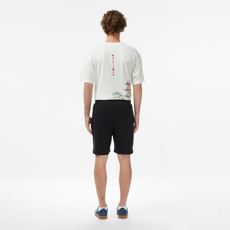 UNITED4 Regular Fit Erkek Siyah Şort
