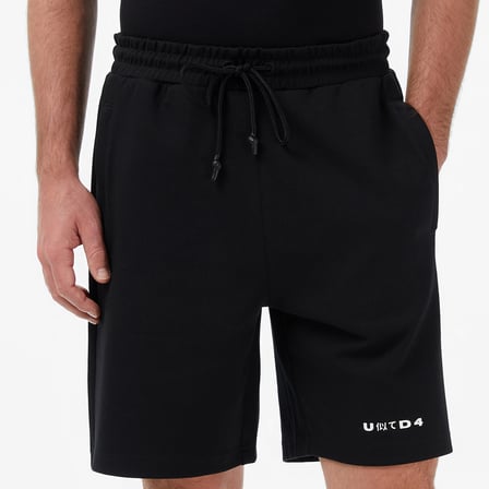 UNITED4 Regular Fit Erkek Siyah Şort