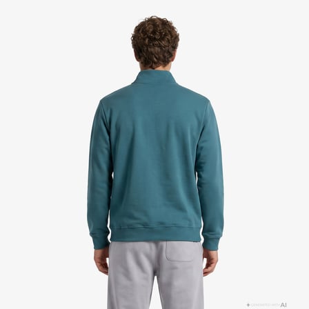 UNITED4 Regular Fit Erkek Yeşil Sweatshirt