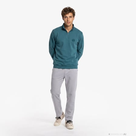 UNITED4 Regular Fit Erkek Yeşil Sweatshirt