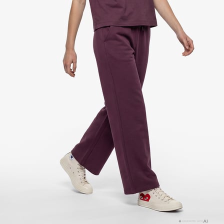 UNITED4 Regular Fit Kadın Bordo Eşofman Altı
