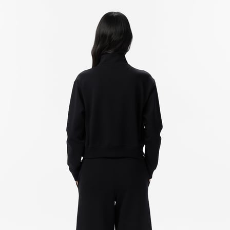 UNITED4 Regular Fit Kadın Siyah Sweatshirt