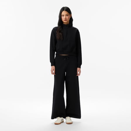 UNITED4 Regular Fit Kadın Siyah Sweatshirt