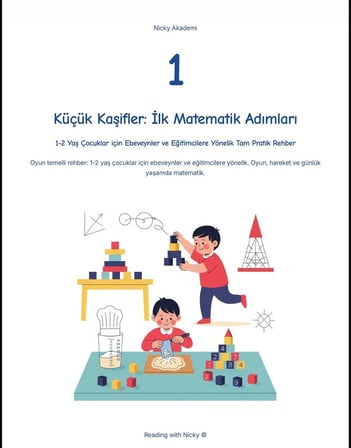 Erken Matematik Seviye1:1-5 Yaş.Kısım 1: 1-2 Yıl