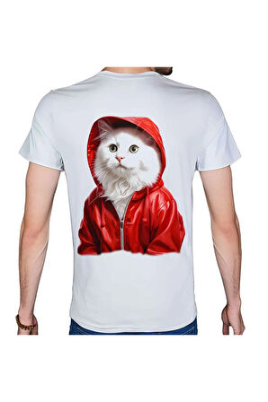 Catz T-shirt %100 Pamuklu Beyaz Penye Basic Erkek Tişört