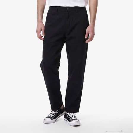 UNITED4 Regular Fit Erkek Siyah Pantolon