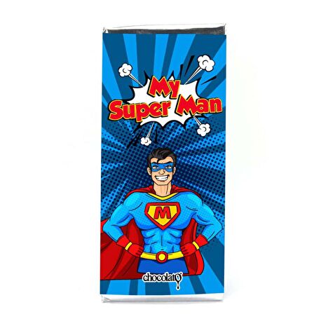 Superman 100 gr. Sütlü Tablet Çikolata