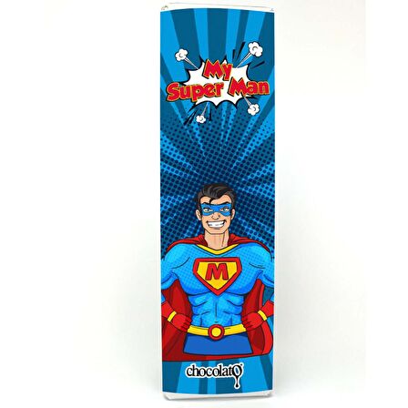 Superman 300 gr. Bitter Tablet Çikolata