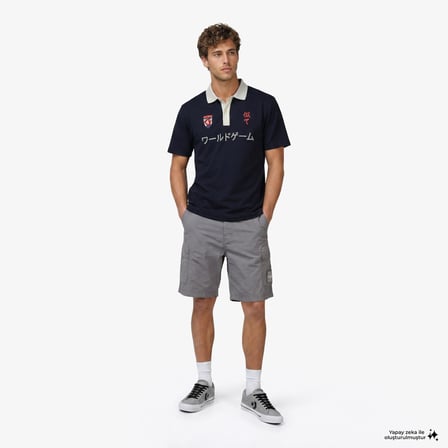 UNITED4 Regular Fit Erkek Mavi T-Shirt