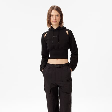 UNITED4 Classic Kadın Siyah Sweatshirt