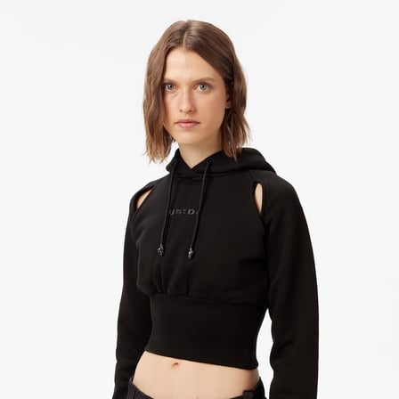 UNITED4 Classic Kadın Siyah Sweatshirt